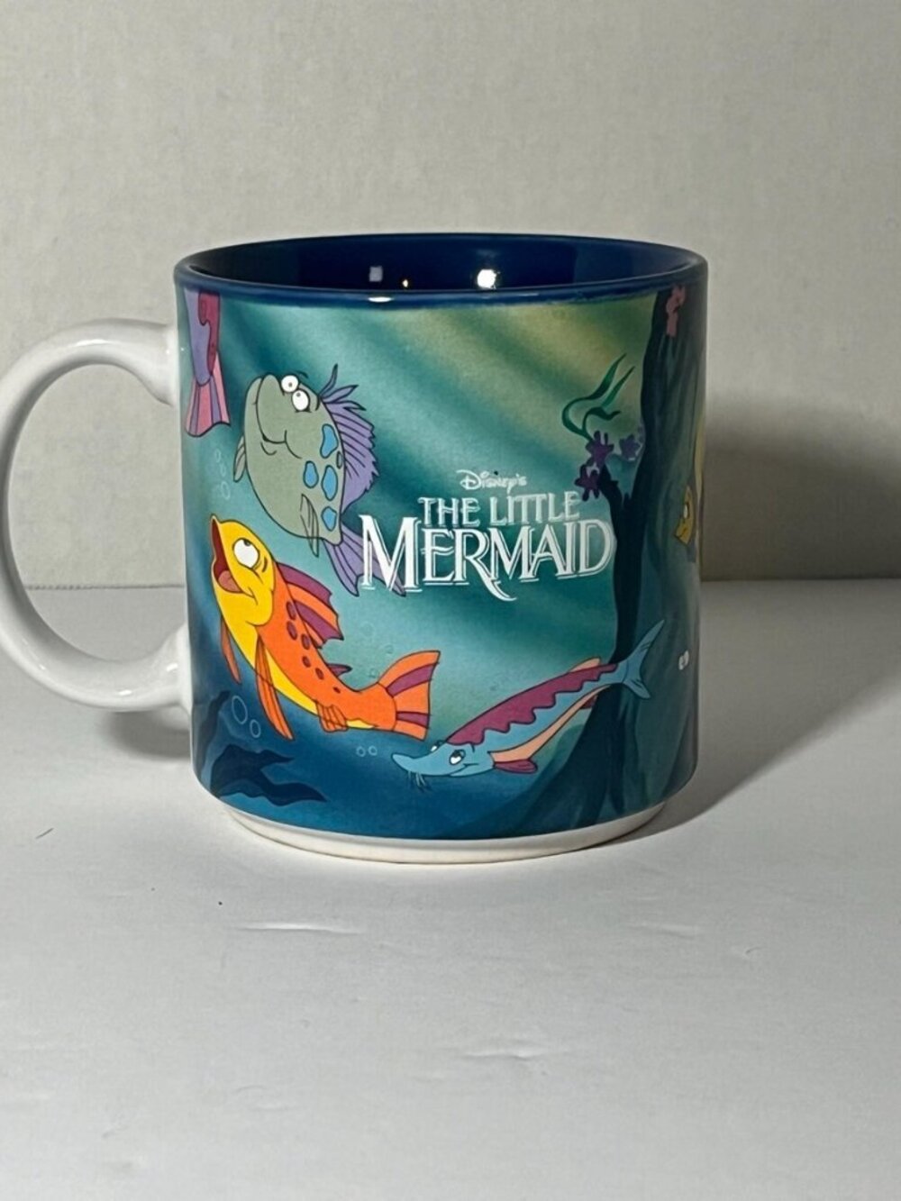 Rare Disney Vintage The Little Mermaid 1990’s Mug - Picture 3 of 4